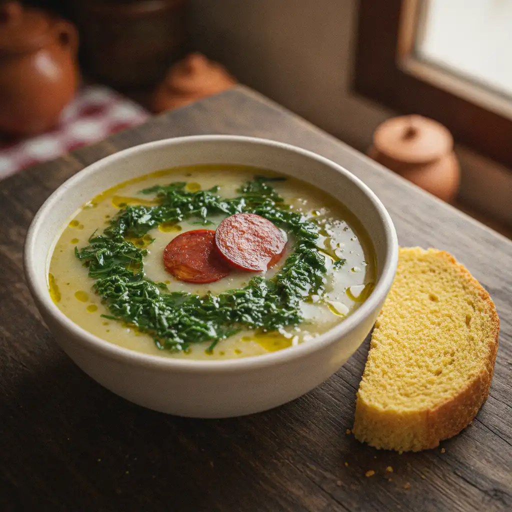 Image for Caldo Verde Recipe: Portugal’s Traditional Green Soup